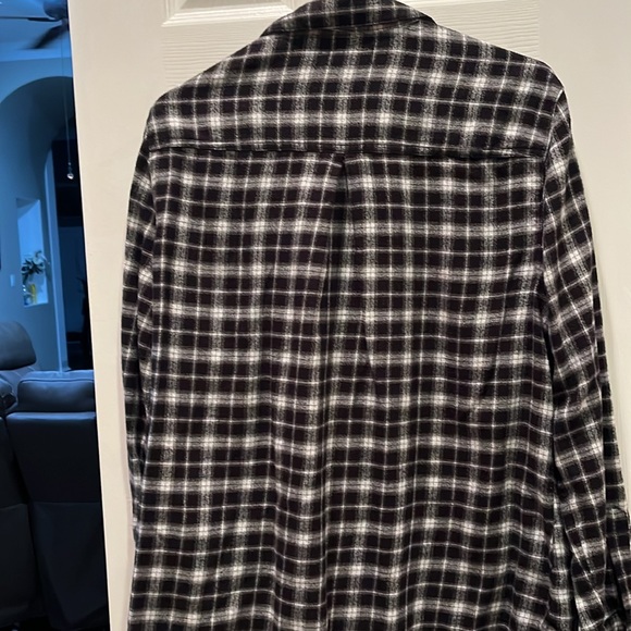 Women black and white flannel - Picture 2 of 3
